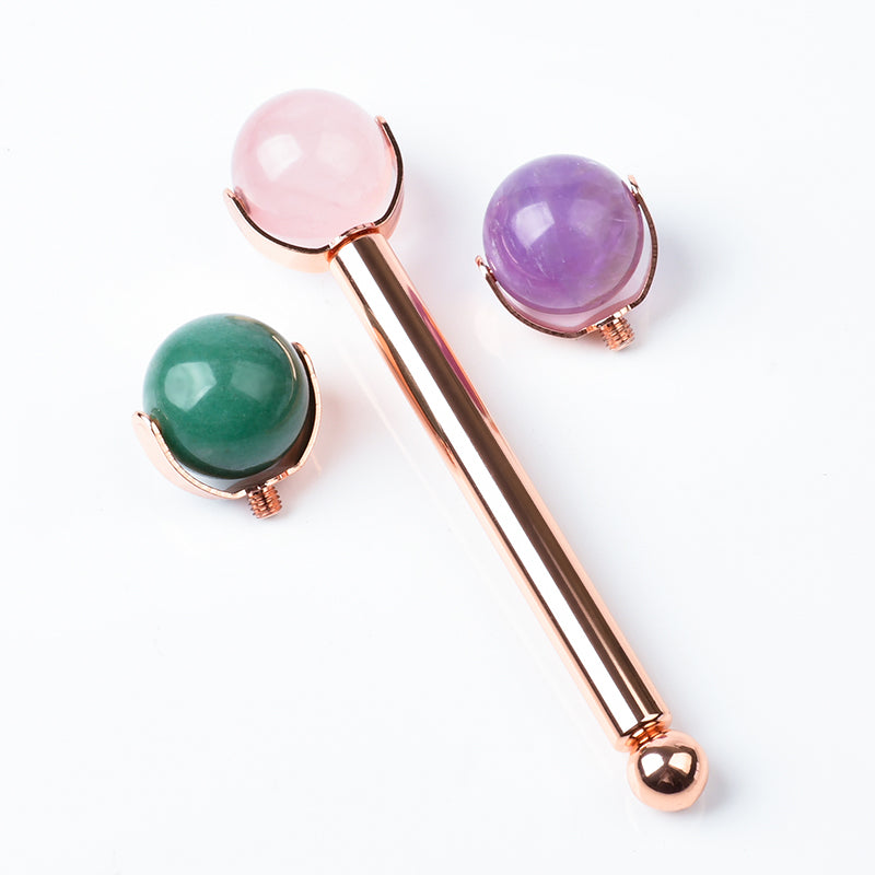 JadeGlow Facial Roller – Cooling Under-Eye & Face Massage Tool