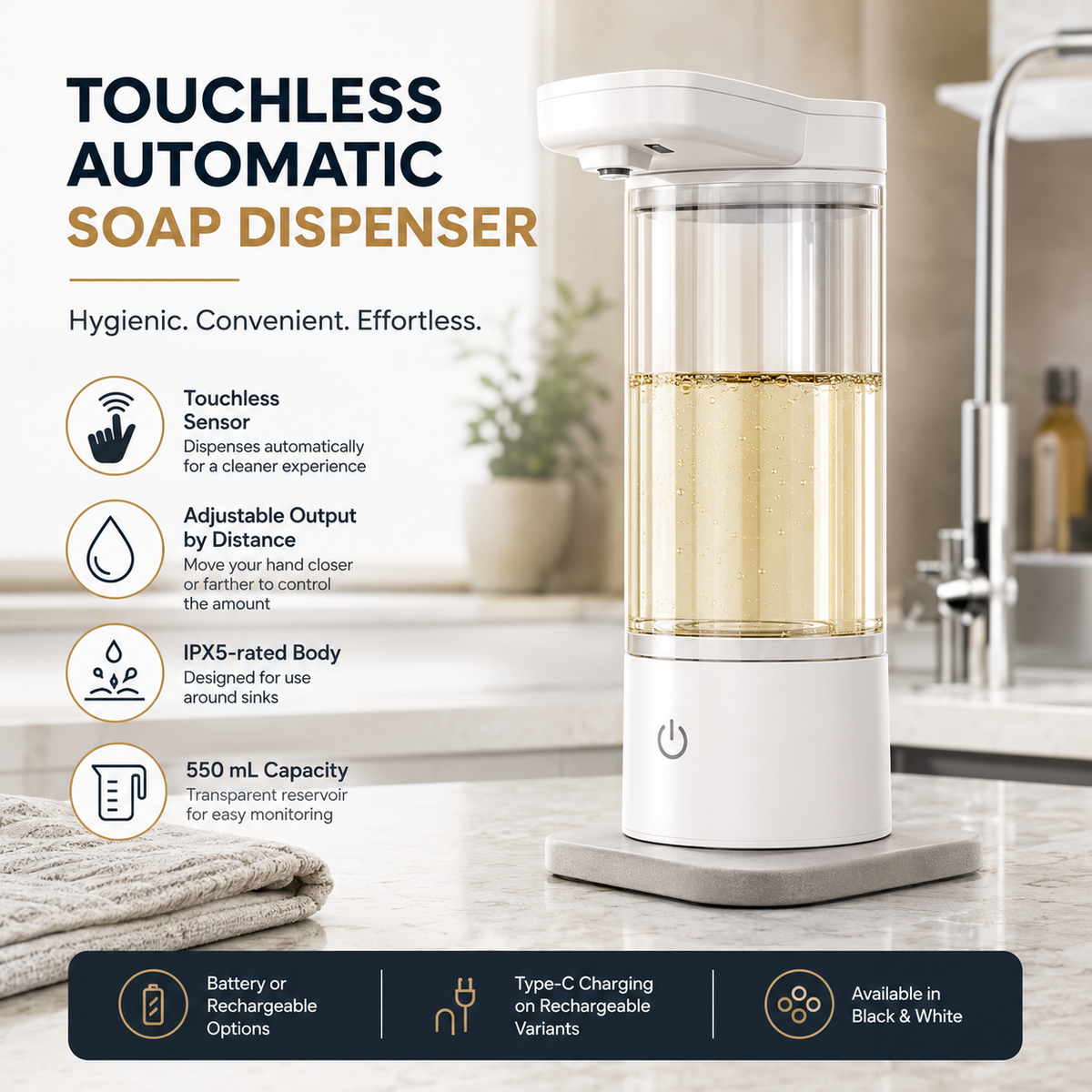 Touchless Automatic Soap Dispenser