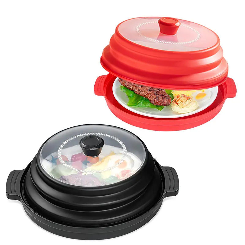 Collapsible Microwave Splatter Cover