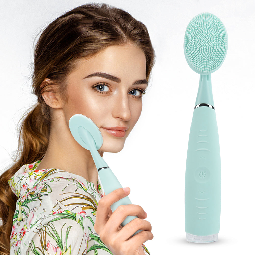 SonicGlow Facial Cleansing Brush – Deep Clean Beauty Tool