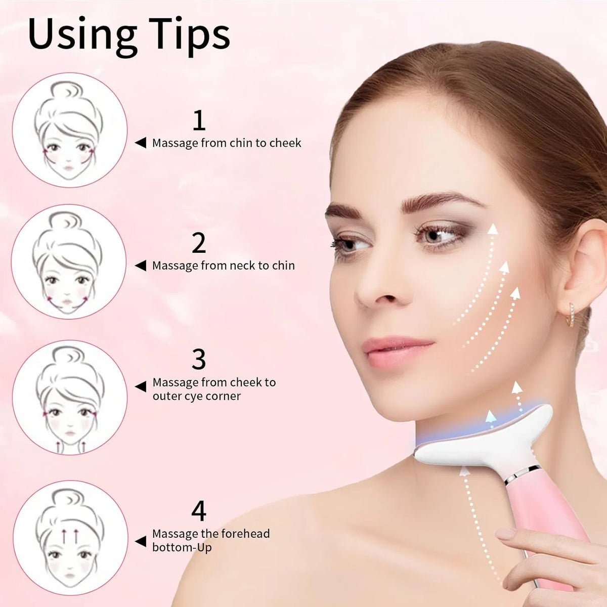 SculptGlow Microcurrent Facial Massager for Face Sculpting